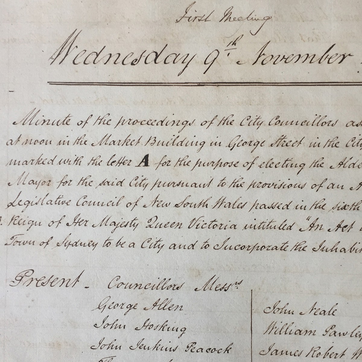 Proceedings of Council